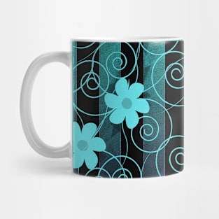 Green flowers Mug